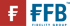 Logo FFB: weißes "F" auf rotem Quadrat und blaue Buchstaben "FFB" mit "FIDELITY GROUP" darunter.
