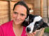 Karine Mastroleo mit ihrem Husky-Rudel in Lappland