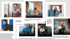 Eine Collage aus sechs quadratischen Videominiaturansichten und einem Textfeld, die verschiedene Personen zeigen.