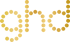 Goldene ghd-Logo aus Punkten auf dunkelgrünem Hintergrund.