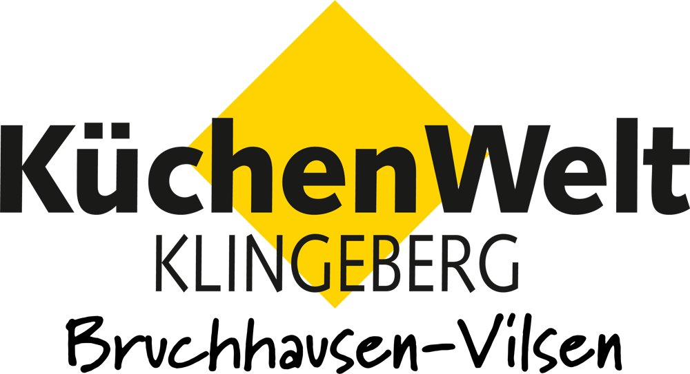 KüchenWelt Klingenberg Bruchhausen-Vilsen Logo mit gelber Raute