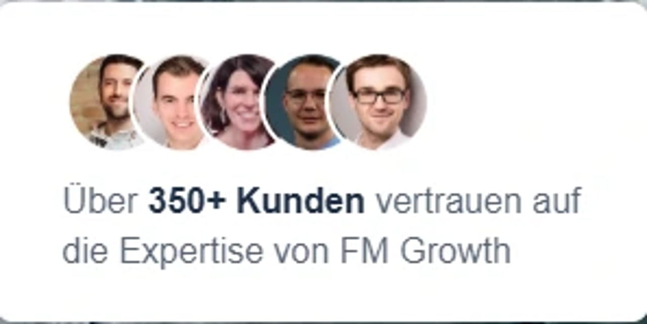 Über 350 Kunden vertrauen auf FM Growth