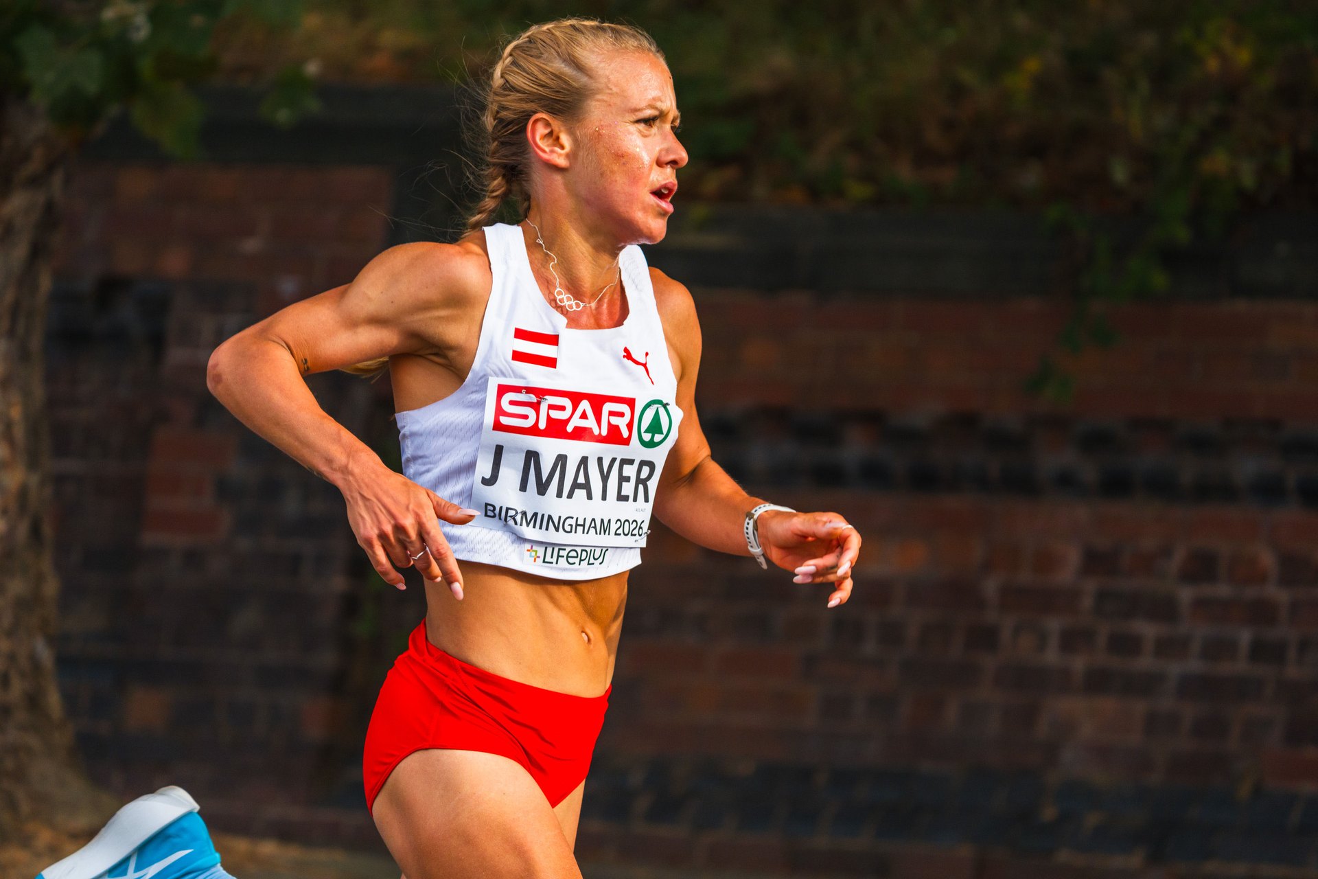Julia Mayer beim Marathon der Europameisterschaft 2026 in Birmingham