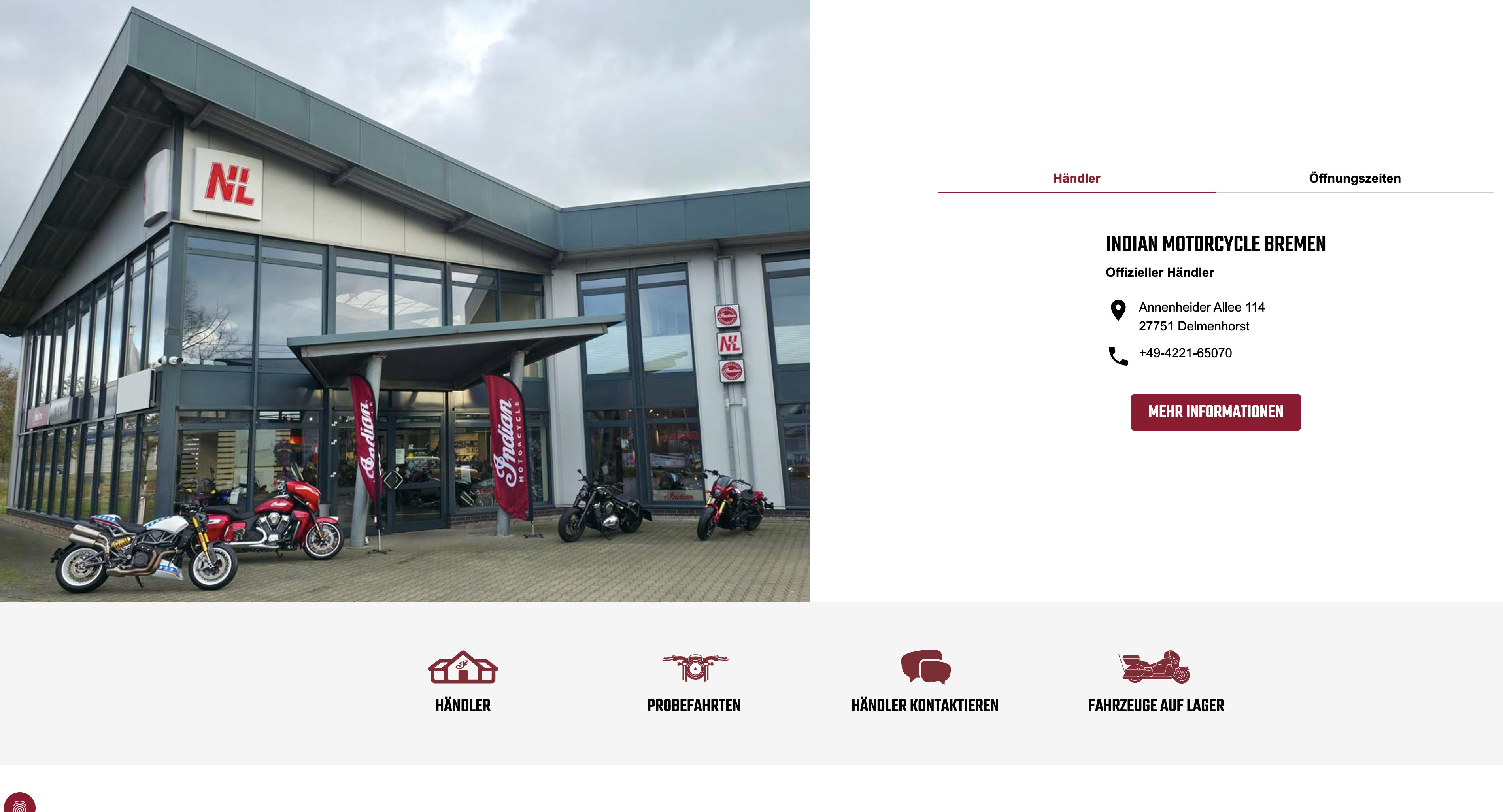 Alte, unstrukturierte Website des Kunden vor der Neugestaltung durch AE Productions
