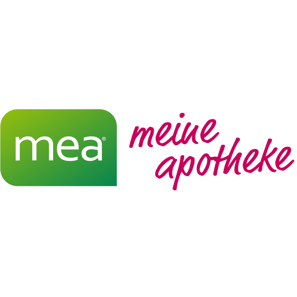 mea meine apotheke Logo – Onlineshop der Billroth Apotheke, digitale Medikamentenbestellung und Rezept-Einlösung über mea-Plattform.