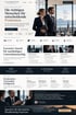Website-Layout von Talenbridge Executive Search mit Text zu Personalberatung, Headhunting und Unternehmenserfolg.