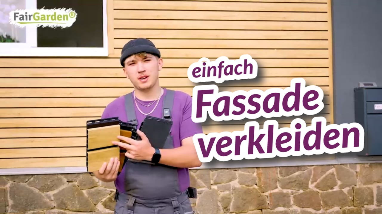 Standbild aus einem FairGarden-Video zur Fassadenverkleidung