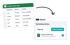 Excel-Tabelle mit Kundennamen und E-Mail-Adressen wird für eine Marketing-Aktion in Doxie hochgeladen