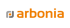 Logo mit dem Wort "arbonia" in Orange und einem stilisierten grauen "a" davor.