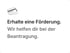 Eine Kreditkarte über dem Text „Erhalte eine Förderung. Wir helfen dir bei der Beantragung.“
