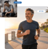 Before and after man showing transformation with SS-31 peptide therapy.
