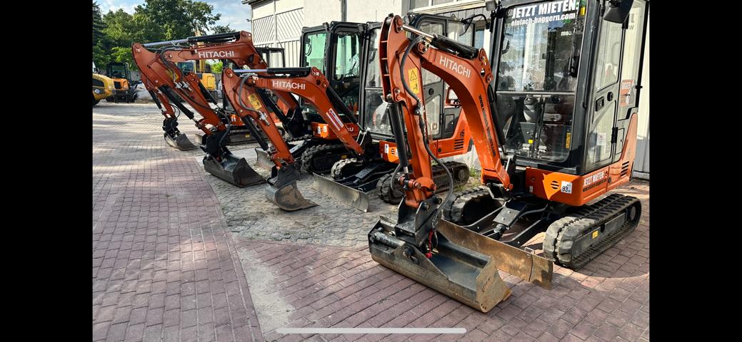 Minibagger im praktischen Einsatz