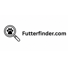 Logo von Futterfinder.com mit einer Lupe, in der ein Pfotenabdruck zu sehen ist.