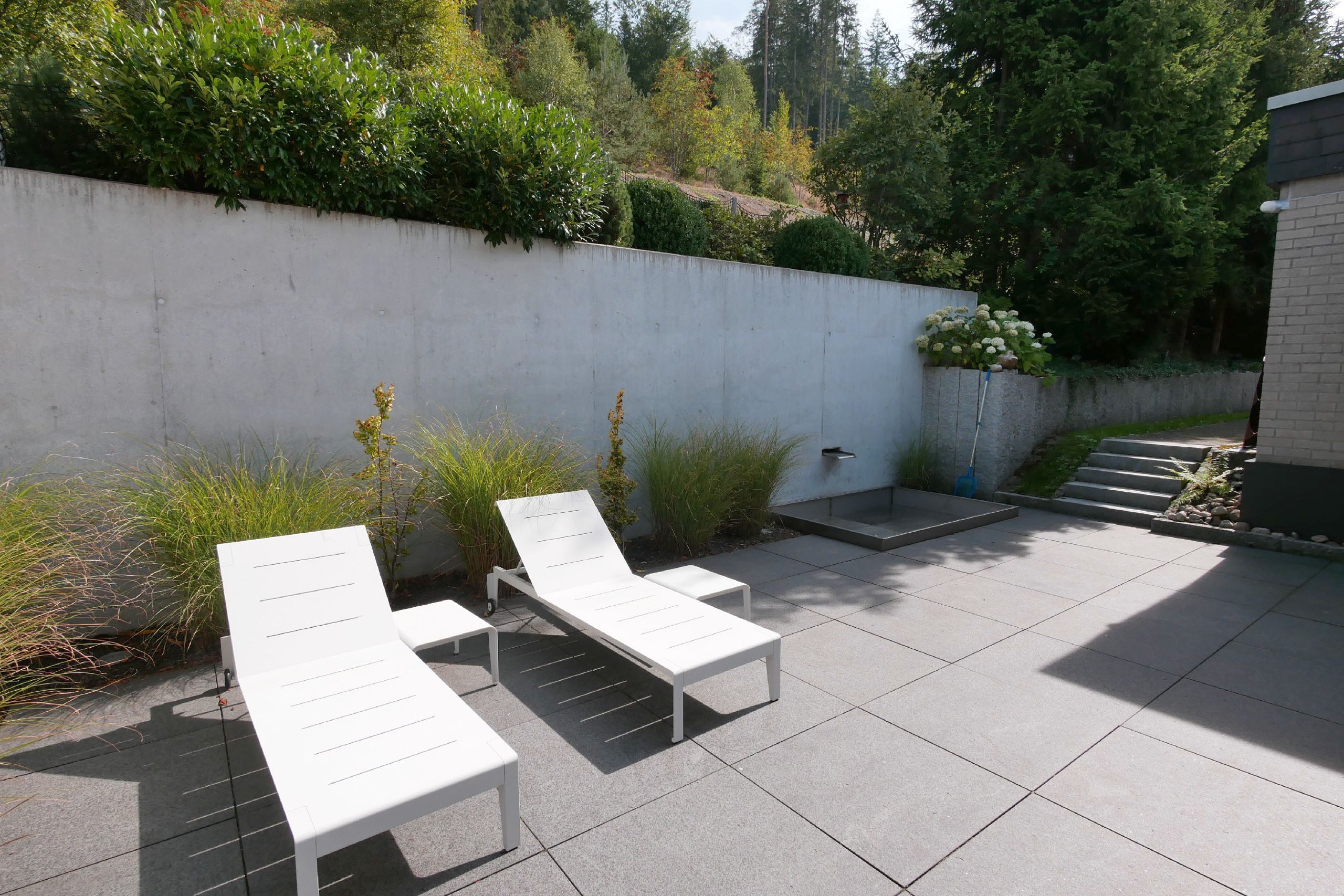 Terrasse am Haus