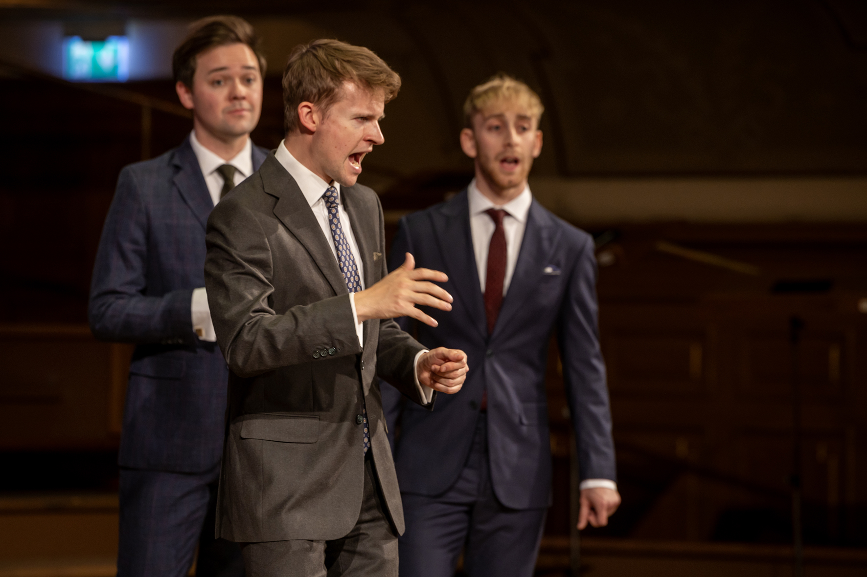 VOCES8 a cappella in close harmony at the gala concert in the Stefaniensaal, Voices of Spirit 2025, Graz