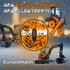 Drei Bagger im Schnee, mit Text "0%", "DAS WINTER-ANGEBOT, DAS ALLES TOPPT!", "Eurocomach jetzt zinsfrei finanzieren und festlich sparen!"