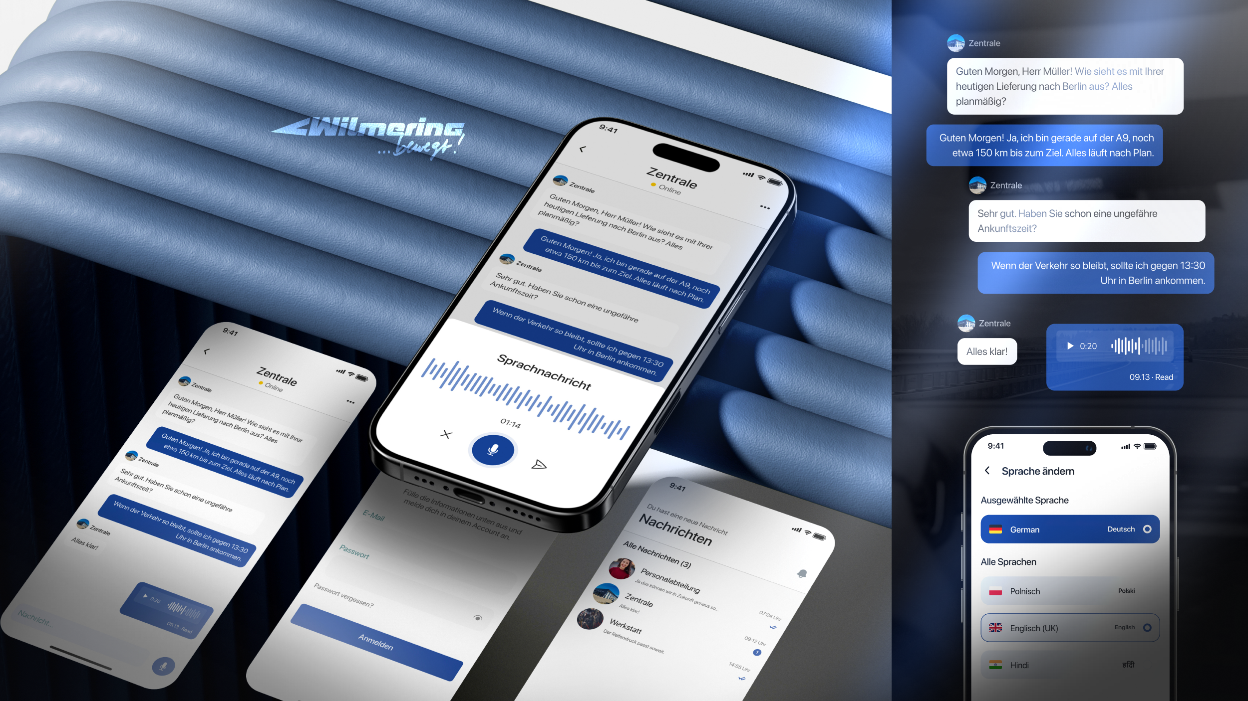 Fireplan — App-Ansichten