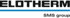 Logo von ELOTHERM SMS group mit blauem Strich.