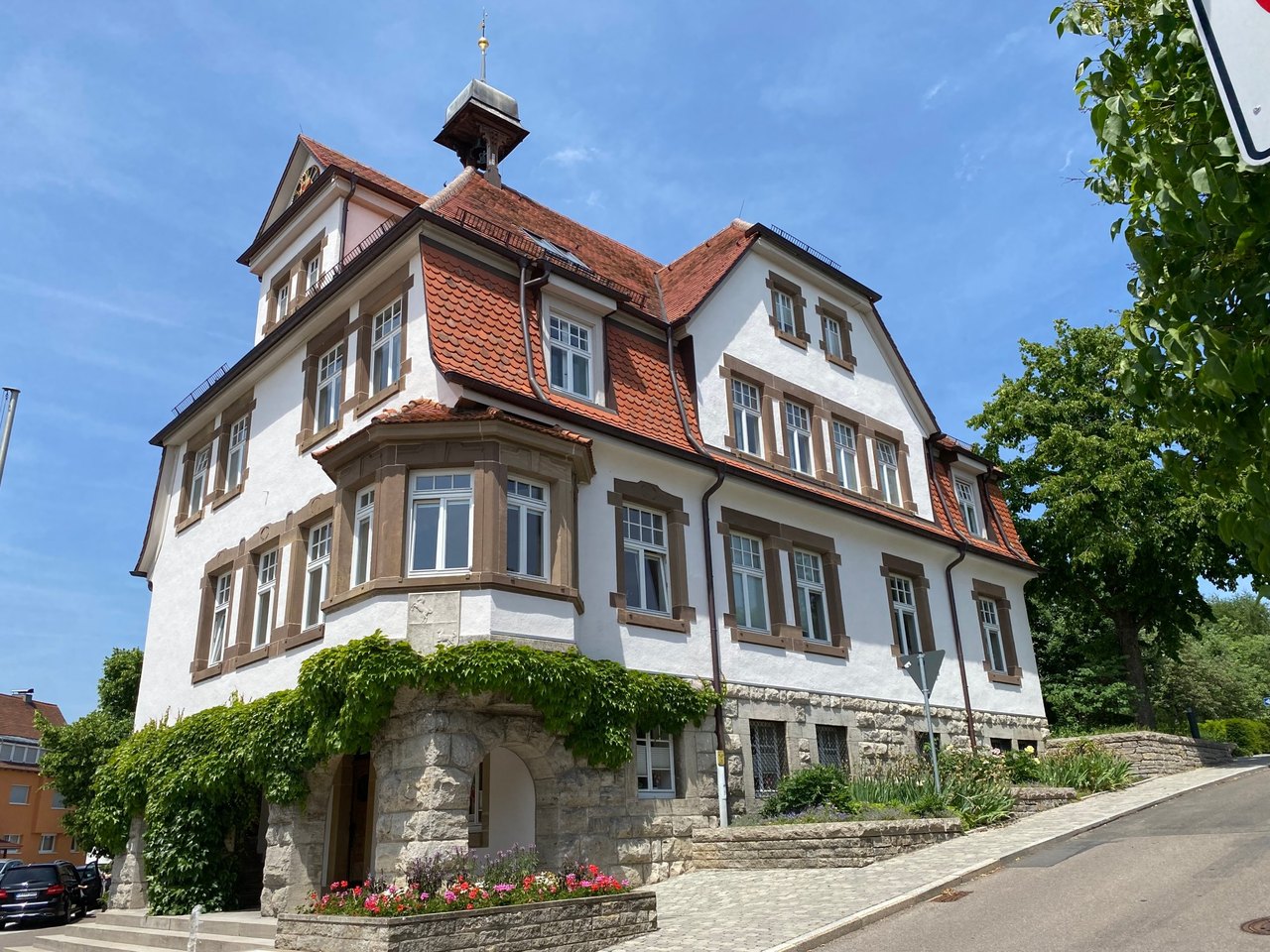 Rathaus von Gerabronn im Ortskern