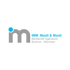 IMM Makdi & Maidi beratende Ingenieure Bochum-München Logo mit grauem "im" und blauem Punkt.