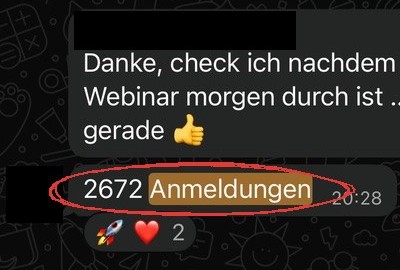 Team-Chat: 2.672 Anmeldungen