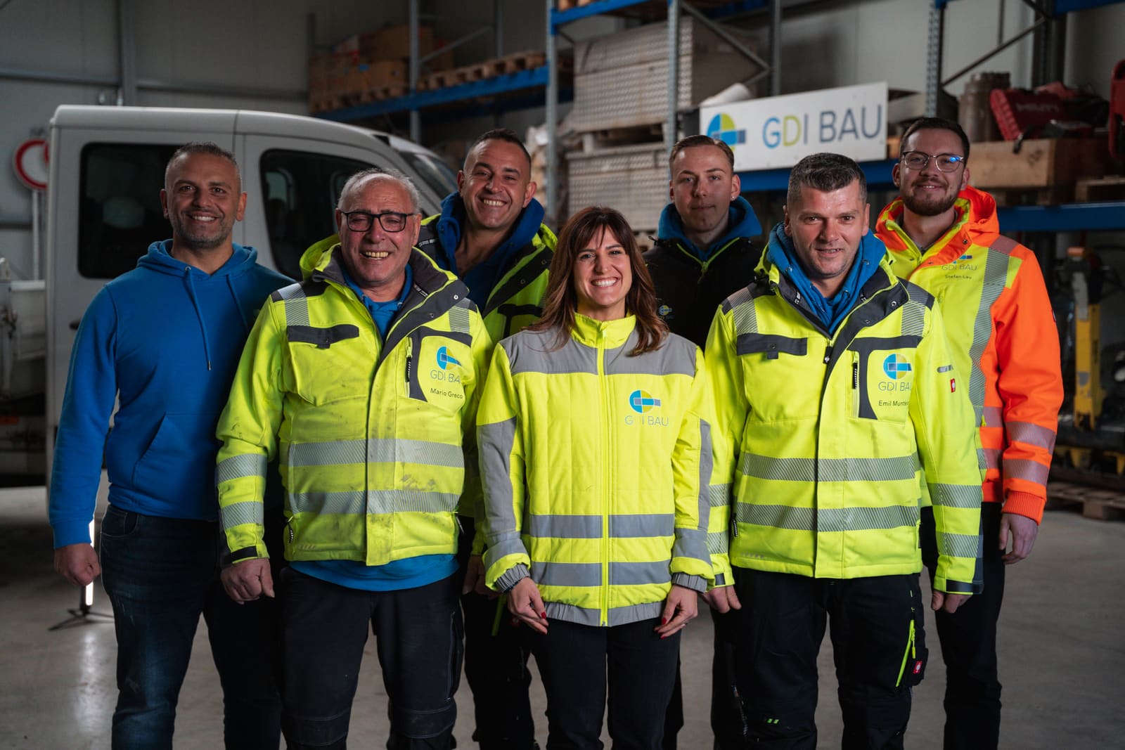 Das Team von GDI Bau