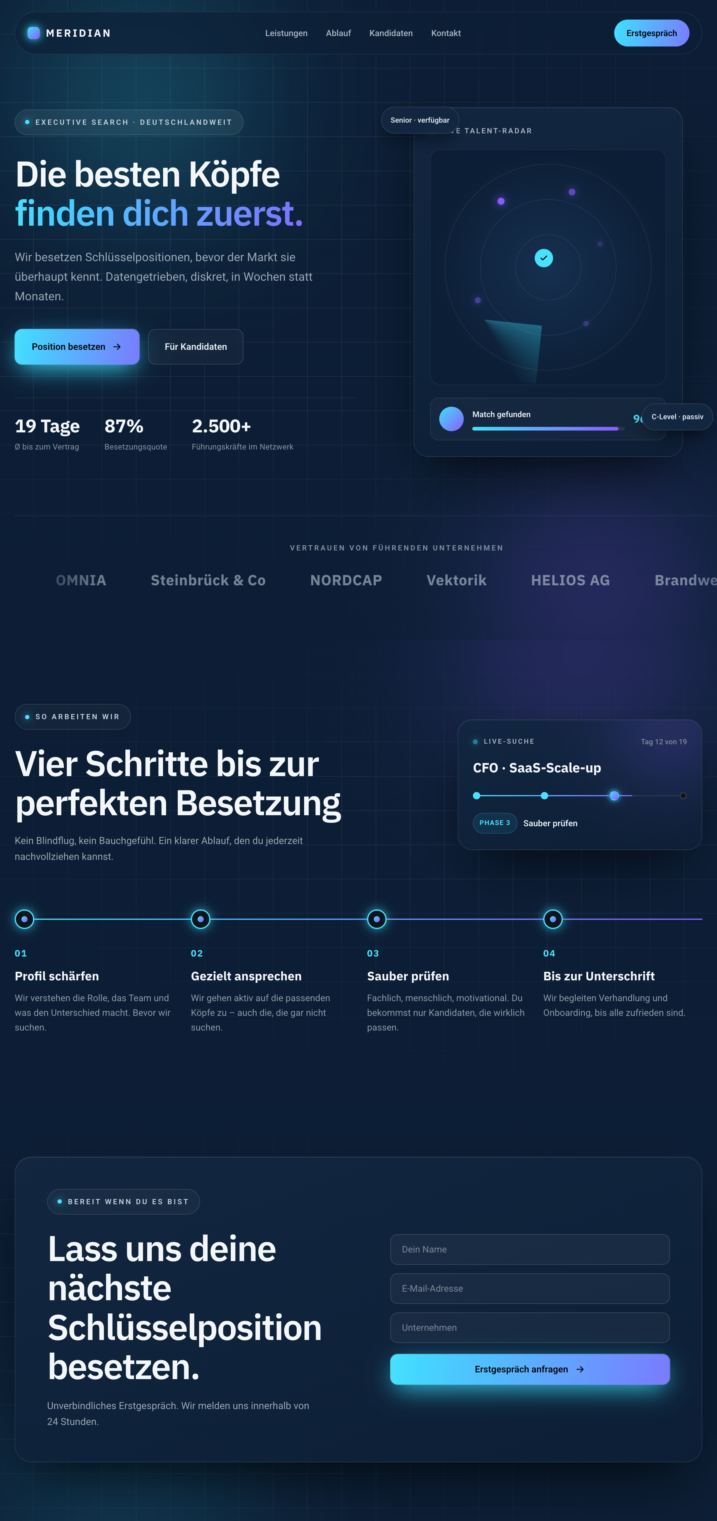 Website für einen PDL