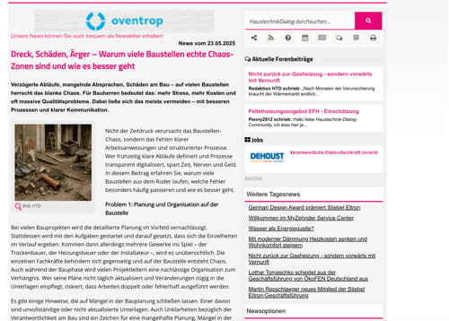 Dreck, Schäden, Ärger: Warum viele Baustellen echte Chaos-Zonen sind – und wie es besser geht