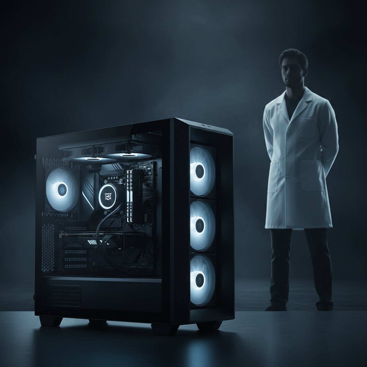 Gaming PC Zusammenbau München – Gaming-PC mit Grafikkarte von SilvekFix
