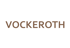 VOCKEROTH-Logo in brauner Schrift auf weißem Hintergrund mit dunkelgrünen Balken oben und unten.