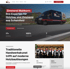 Zimmerei Mahkorn Webseite mit Lieferwagen und Firmendetails.