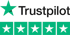 Trustpilot Logo mit fünf grünen Sternen auf dunkelgrünem Hintergrund.