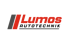 Lumos Autotechnik Logo mit rotem "Lumos" und schwarzem "Autotechnik", unterstrichen von einem grauen Balken.