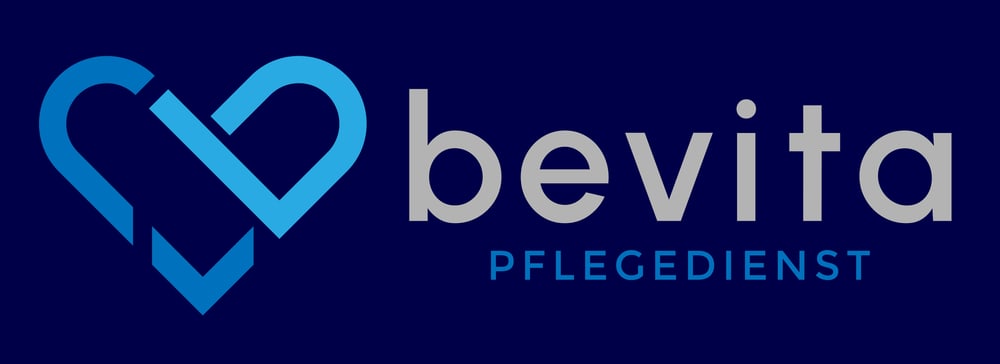 Logo von bevita mit Grafiken aller angebotenen Dienstleistungen.
