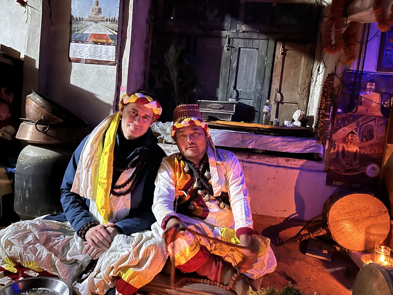 Während meiner Initiation als Schamane im Himalaya