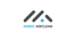 Logo mit drei grauen Strichen, die ein Dach bilden, einem blauen Punkt und dem Text "MARIC AIRCLEAN".