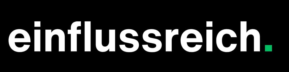 einflussreich. Logo