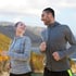 Couple jogging outdoors, highlighting spinal decompression therapy benefits