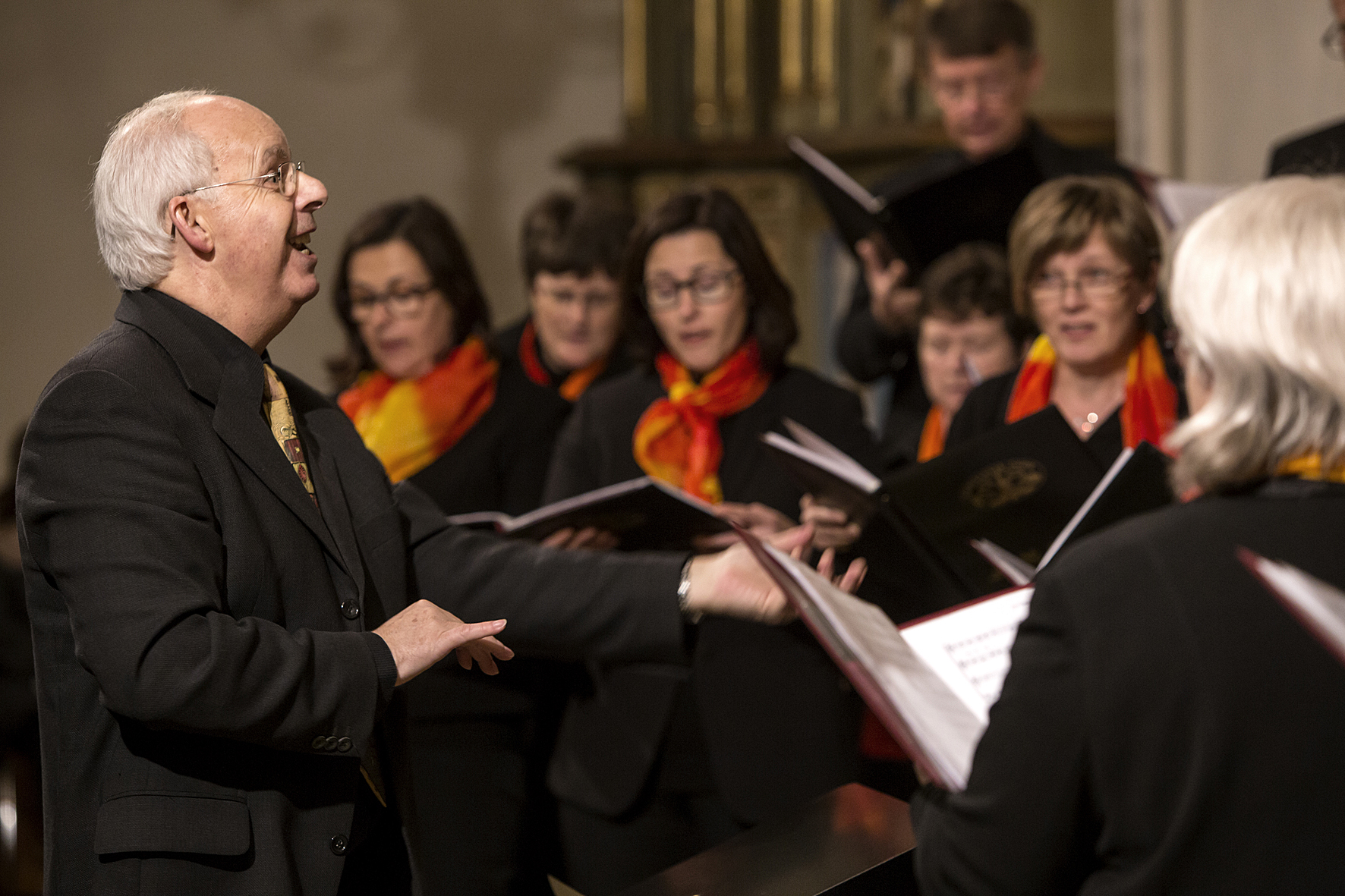 Gemischter Chor St. Stefan im Rosental at the open singing in the Stadtpfarrkirche, Voices of Spirit 2017, Graz