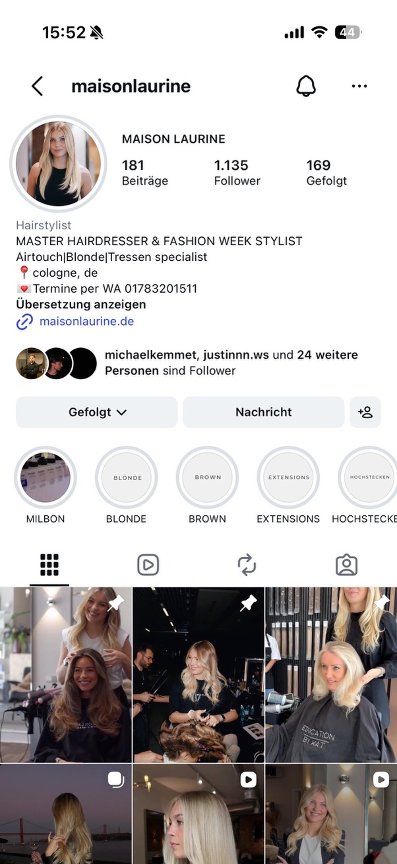 Maison Laurine Instagram Profil