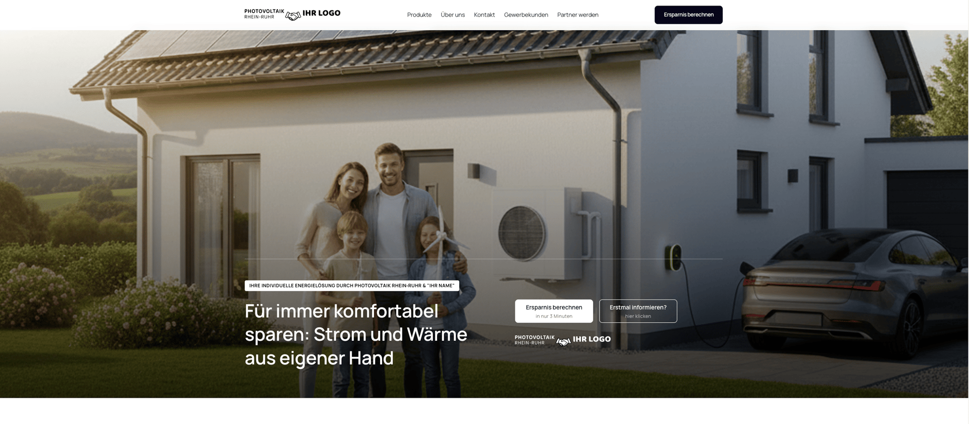 Beispiel einer Partner-Website