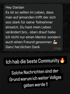 Textnachricht: "Hey Dardan...Ganz herzlichen Dank", mit Antwort: "Ich hab die beste Community 🔥 Solche Nachrichten sind der Grund warum ich weiter Vollgas geben werde !!"