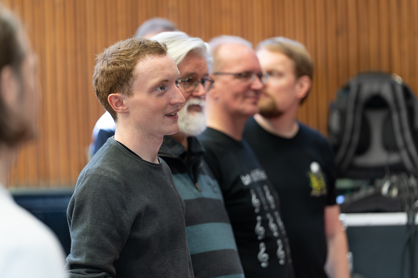Agnes Hassler leading the workshop Sound and Groove at the Johann Joseph Fux Konservatorium, Voices of Spirit 2026, Graz