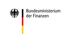 Förderungen für Weiterbildungen & Coachings (AVGS, Bildungsgutschein, etc.): Logo des Bundesministeriums der Finanzen mit Bundesadler und vertikaler Deutschlandflagge.
