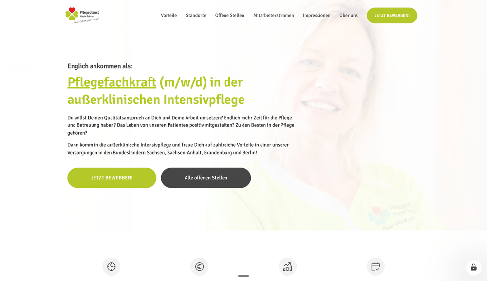 Kampagnenseite zum Jahreswechsel