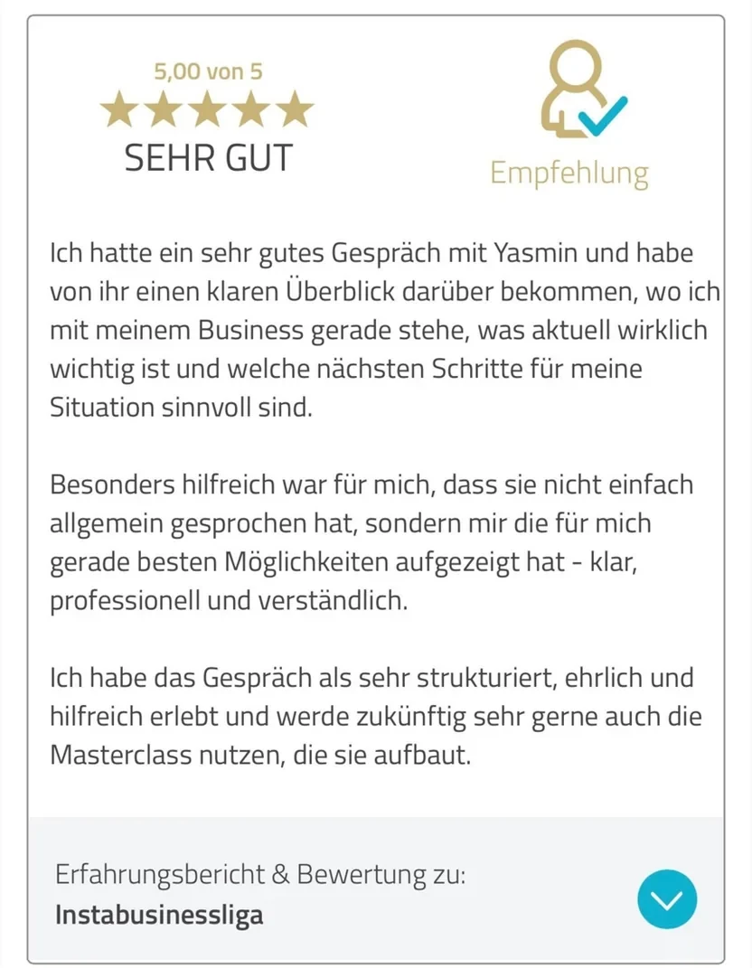 Kundinnen-Nachricht
