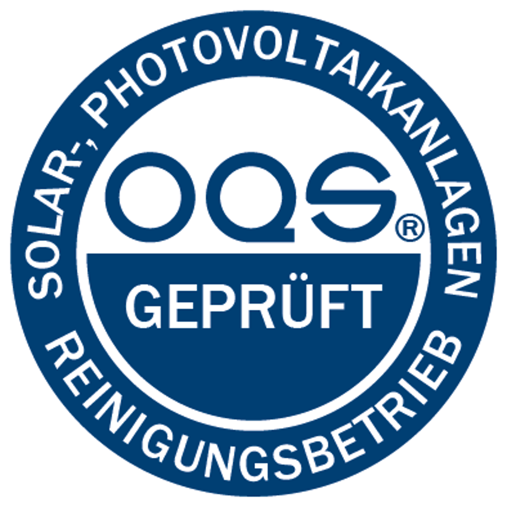 OQS geprüft: Solar-, Photovoltaikanlagen Reinigungsbetrieb Siegel Perfekt Dienstleistungen.