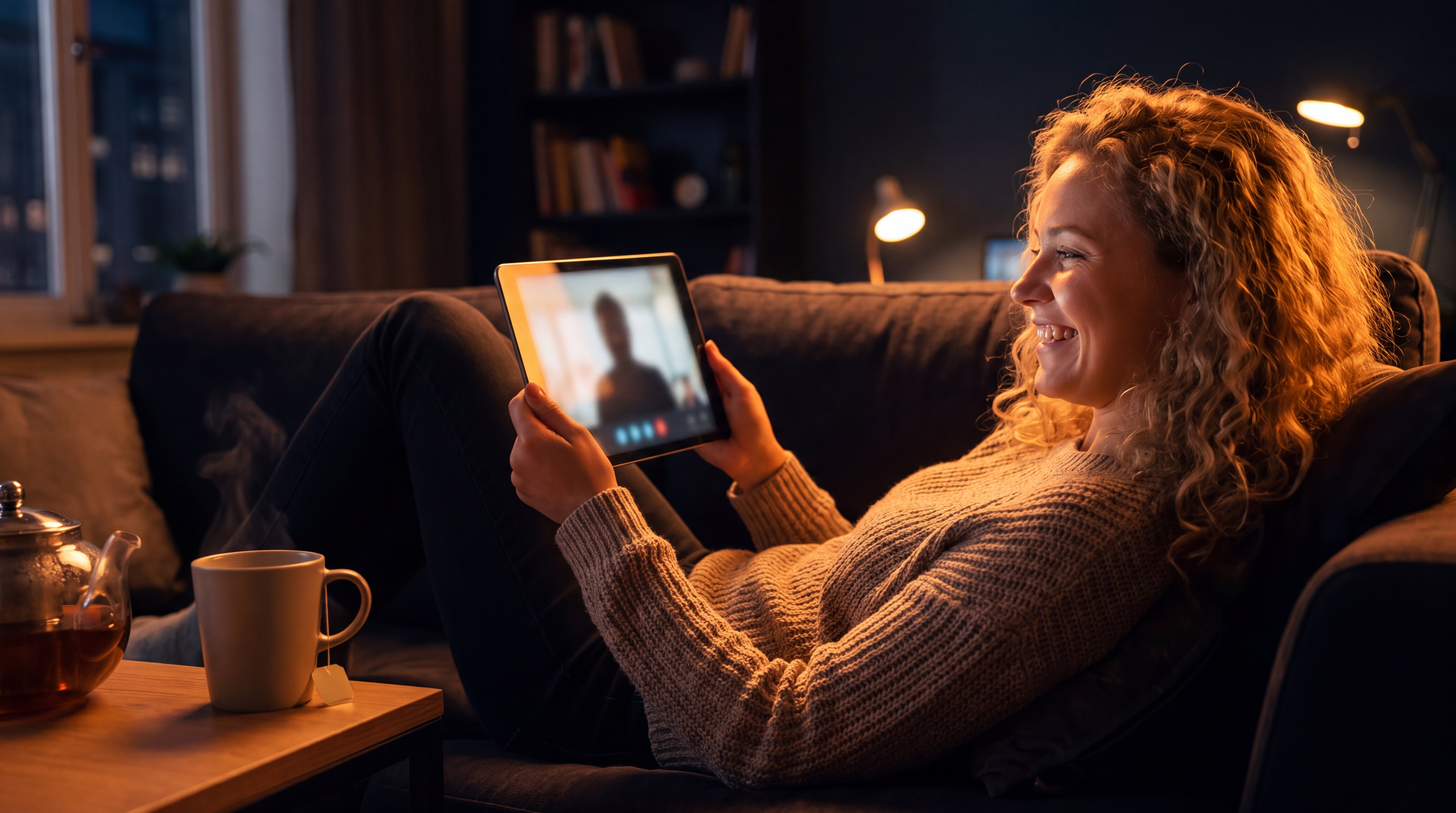 Online-Beratung per Tablet
