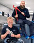 Techniker von Druckluft Maydt in einer modernen Druckluftstation