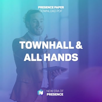 Titelbild des Presence Papers „Townhall & All Hands“ von NEOP